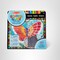 Stained Glass Made Easy Activity Kit: Butterfly - 140+ Stickers Kids Sticker Stained Glass Craft Kit; Sun Catchers for Kids Ages 5+